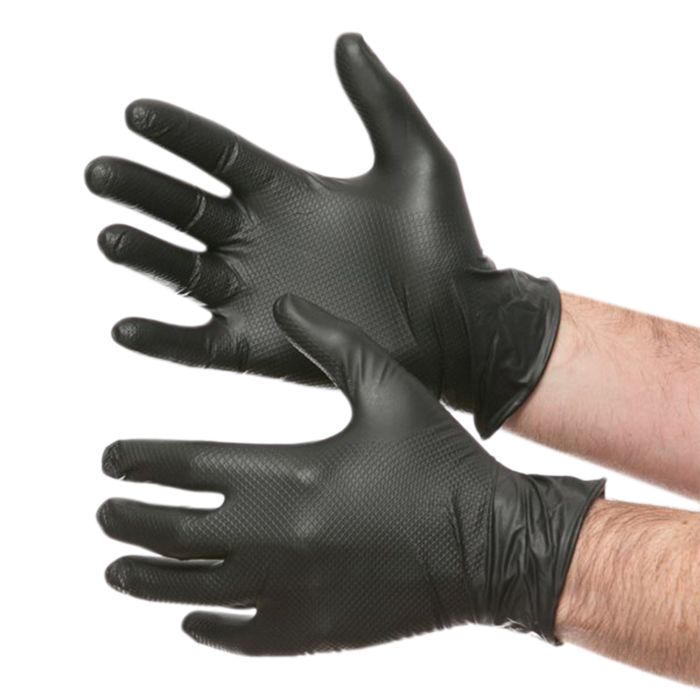 Xtra Strong GRIPSTER NITRILE GLOVE - LARGE